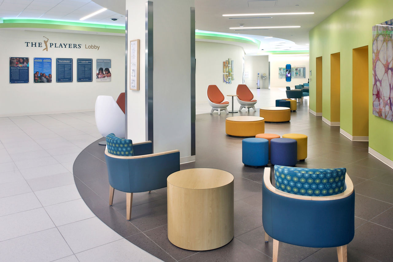 Empty Players Lobby in Jacksonville, Florida