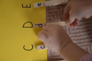 Letter activities for four-year-olds.
