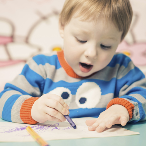Fun ways to help your toddler with beginning writing skills.