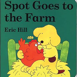 Beginning reading guide for "Spot Goes to the Farm."